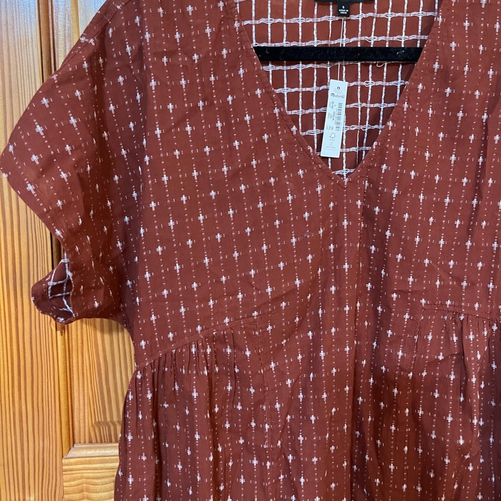 Madewell Jacquard Dolman-Sleeve Mini Dress - Picture 5 of 8